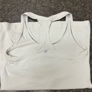 White Lululemon Cool Racerback